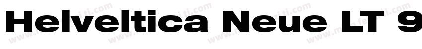 Helveltica Neue LT 93 Black Ex字体转换